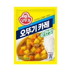 오뚜기 카레 순한맛, 100g, 10개