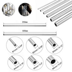 파이프 13x11mm 304 500mm 스테인레스 8x6mm 모세관 긴 10x8mm 스트레이트 250mm 튜브 1-10 스틸 개 4x2mm 원형, 1개