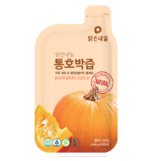 맑은내일 통호박즙 80ml 10개