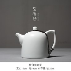 화이트 도자기 찻주전자, 지방 화이트 －귀비호