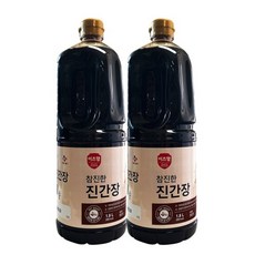 이츠웰 참진한진간장 1.8L 2개