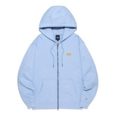 LEE 스몰 트위치 로고 후드 집업 스카이 블루