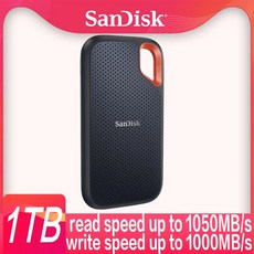 SanDisk USB 3.2 타입 A/C 휴대용 외장 솔리드 스테이트 드라이브 NVME 하드 디스크 SSD E30 E60 E61 E81