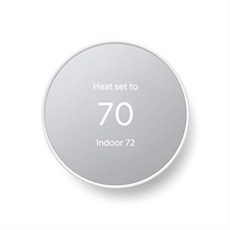 Google Nest Thermostat 구글 네스트 온도조절기, Snow, 1개 - 구글네스트온도조절기