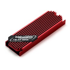 초박형 M.2 하드 디스크 방열판 PCIE 2280 SSD 용 알루미늄 합금 방열기 열 패드, 2.Red, 1개