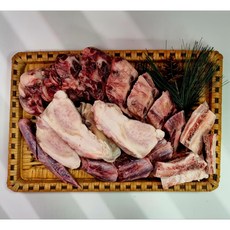 초곡한우가 곰탕용 구수한 한우 사골 2kg + 한우 잡뼈 2kg +도가니 1개 +한우꼬리 1개, 6kg