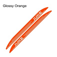 자동차 도어 사이드 스커트 스티커 닛산 쥬크 니스모 튜닝 스트라, 5.Glossy Orange, 1개