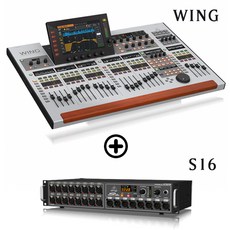 베링거 WING+S16 / BEHRINGER / 베링거윙 / 디지털믹서