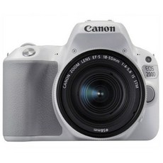 캐논 EOS 200D DSLR BODY + 줌렌즈 EF-S 18-55mm F4-5.6 KIT, EOS 200D(화이트)