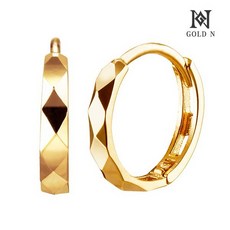 14k컷팅링귀걸이