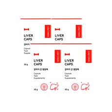 본아페티 리버캡스 강아지 간 보조제 영양제 60캡슐 4개 - 강아지간보조제