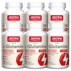 자로우 L 글루타민 Jarrow Glutamine 1000mg 100정 재로우 포뮬러스, 6개