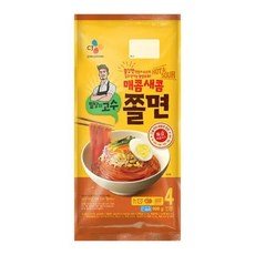cj 밀당의고수 쫄면 4인 900g 2개