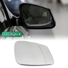 가열 사이드 미러 유리 렌즈 문짝 윙 BMW X1 E84 F48 F20 F21 F40 F22 F23 F30 F31 F34 F10 F07 F11 용, 1) 1pc Right, 1개