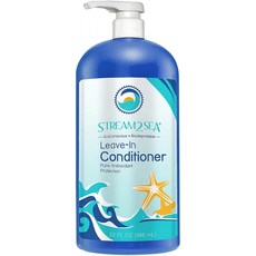 Stream2Sea 리브-인 헤어 컨디셔너는 모발의 탱글을 풀고 수분을 보충합니다 Natural Reef Safe Formula-, 1