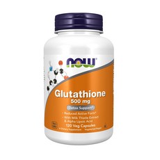 NOW Glutathione 글루타치온 500mg 120캡슐, 1개