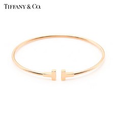 TIFFANY&CO(티파니앤코) 티파니앤코 TIFFANY&CO GRP08505(33419678) / TIFFANY T 티파니 스마일 로즈골드 팔찌