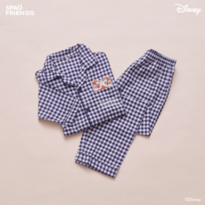 스파오체크잠옷