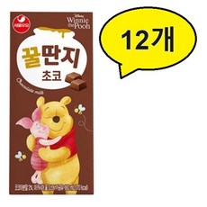 서울우유 초코꿀딴지, 180ml, 12개