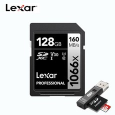 Lexar 카메라 컴퓨터용 마이크로 SD 카드 256GB 플래시 메모리 카드 64GB 128GB 512GB 1TB 카드 SD U, 07 128G Card Reader