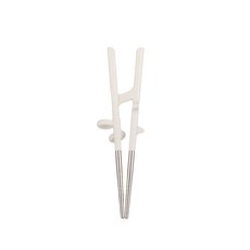 에디슨 주니어 스텐 젓가락, 아이보리 EC1264, 1개