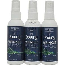 미국 다우니 구김 펴짐. 냄새 제거 정전기 방지 휴대용 스프레이 Downy Wrinkle Releaser 3oz