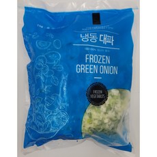 [얌얌마켓] 냉동 대파 슬라이스 1kg (아이스박스 포함), 1개