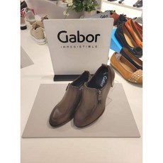 [현대백화점]가버 20 F W 35.240 28 브라운 베스트피팅 부티 정장구두 6cm