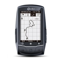 메이란속도계 meilan m1 방수 자전거 컴퓨터 gps 무선 블루투스 mtb 자전거 사이클링 주행 거리계 스톱워치 속도계 led 디지털 속도, 검은색