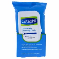 Cetaphil Gentle Skin Cleansing Cloths 세타필 젠틀 스킨 클렌징 티슈 25장 3팩, 1개, 1개