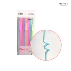 나무이야기 요술빨대 50p 자바라 롱타입 일회용, 1개, 50개입