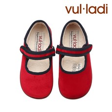 [Vul-ladi] 불라디 배색 키즈 메리제인슈즈 VU4130K3 RED