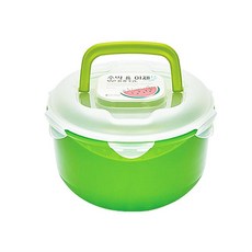 수박 7.2L 과일 야채 보관 용기 그린 밀폐, 상세페이지 참조, 1개