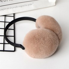 카키색토끼털귀마개