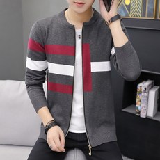 봄 가을 남성 캐주얼 니트 가디건 빅사이즈37