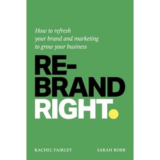 (영문도서) Rebrand Right: How to Refresh Your Brand and Marketing to Grow Your Business Paperback, Practical Inspiration Publi..., English, 9781788607216