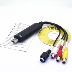 옜날 비디오변환 RCA to USB2.0 모니터링 아날로그 비디오 오래된 테이프 USB, 1개