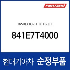 인슐레이터-휀더 좌측 (841E7T4000) 제네시스 G90 (RS4), 1개