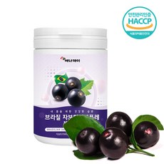 자보티카바 퓨레 원액 분말 식약청 HACCP 인증 브라질산, 3개, 120g