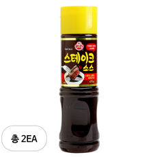 오뚜기 스테이크 소스, 470g, 2개