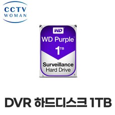 웨스턴디지털 CCTV DVR용 하드디스크 1TB 2TB 3TB 4TB 6TB 8TB 10TB, HDD 1TB, 1개 - cctvhdd8tb