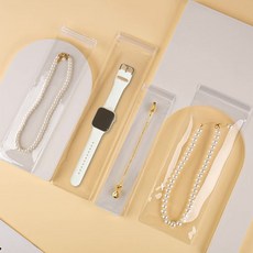 두꺼운 PVC 투명 지퍼백 긴 롱 LONG, 1개, 100매입