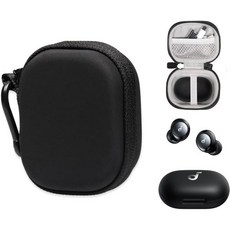 Anker Space A40 어댑티브 노이즈 캔슬링 무선 이어버드(화이트) 사운드코어용 게트기어 케이스 GETGEAR, BlackGETGEAR GETGEAR, 1개