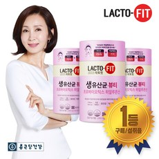 종근당건강 락토핏 생유산균 뷰티 60개입, 120g, 3개