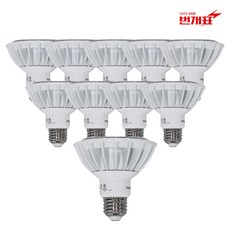 번개표 LED PAR30 15W 집중형 확산형 - 10개입 세트, 확산형 주광색 - 10개입 세트