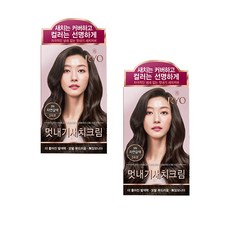 려 우아채 멋내기 새치크림 120g 2개 자연갈색5N