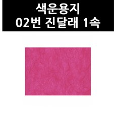 (9801140) 색운용지 02번 진달래 1속