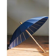 복고풍 대나무 우산 빈티지 전통 장식 촬영 소품 양산, 블랙 98cm, 1개