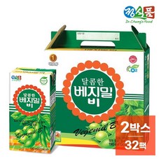 정식품 베지밀 B 달콤한맛 190ml x 32팩(16팩 x 2박스)