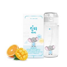 링티 아이 어린이 아연+비타민C 보충제 2개 이상 구매시 전용보틀증정, 10포, 5.2g